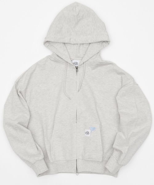 kaoyorinakami パーカー short zip hoodie / ショートジップパーカー