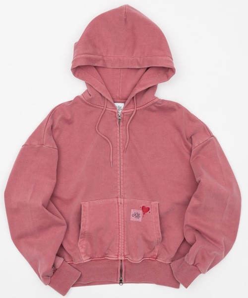 kaoyorinakami パーカー balloon short zip hoodie / バルーンショート