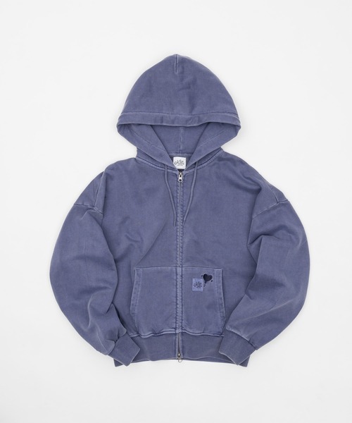 kaoyorinakami パーカー short zip hoodie / ショートジップパーカー