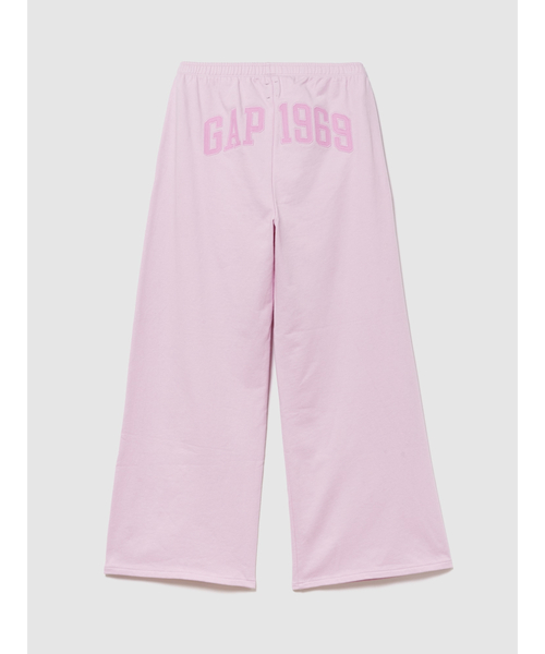 ワイドパンツ スウェットパンツ ジャージ フレンチテリー GAP1969ロゴ バギースウェットパンツ レディースの画像