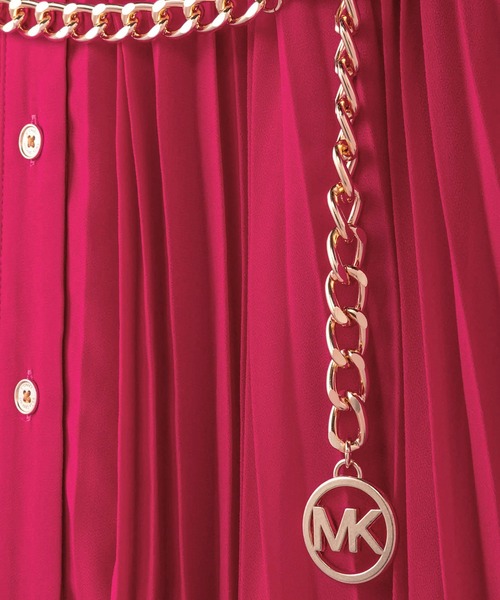 MICHAEL KORS（マイケルコース） ワンピース ソリッド プリーツ ロング