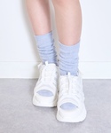 靴下 ロゴカラールーズソックス キッズ 子供 女の子の詳細画像2