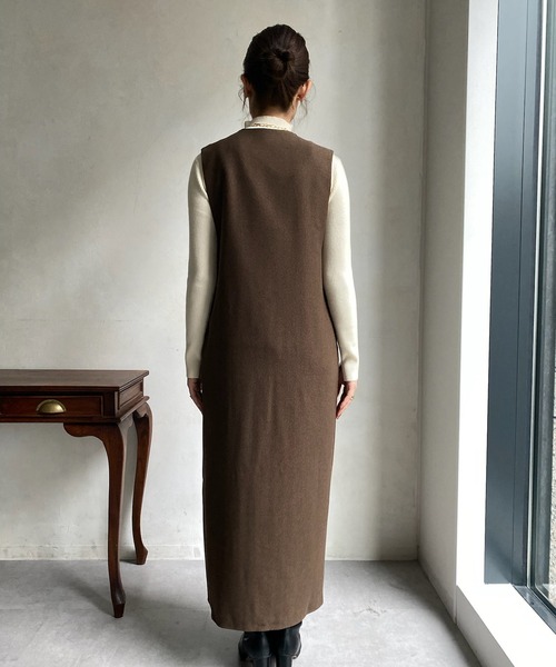 「DouDou」 サロペットスカート FREE ブラック レディース_画像8