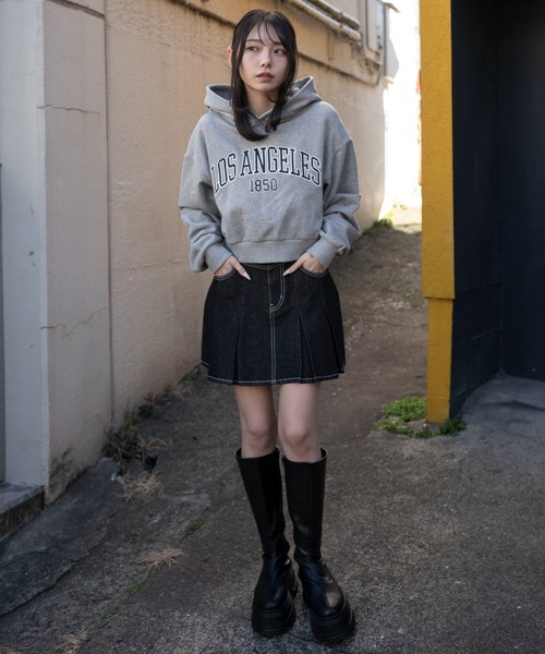 WEGO（ウィゴー） デニムスカート WEGO/「26年春新作」デニムプリーツ