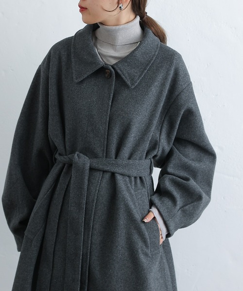 「COLONY 2139」 ステンカラーコート FREE ブラウン レディース_画像3