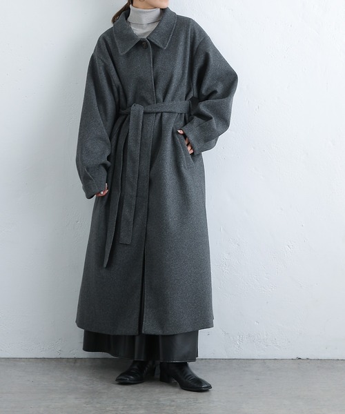 「COLONY 2139」 ステンカラーコート FREE ブラウン レディース_画像4