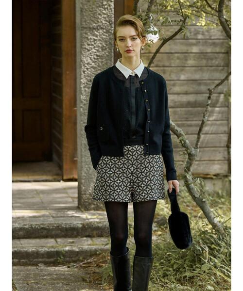 「DRESSTERIOR」 カーディガン 38 ブルーグリーン レディース_画像2