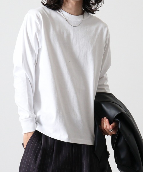 「CROSS & STITCH」 長袖Tシャツ S ナチュラル メンズ_画像8