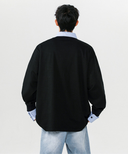 NEOS（KOKUYO） トレーナー スウェット 「neos」フェイクレイヤード