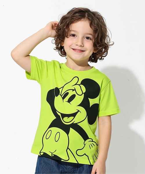 Disney（ディズニー） tシャツ 親子お揃い WEB限定 BIGフェイスTシャツ
