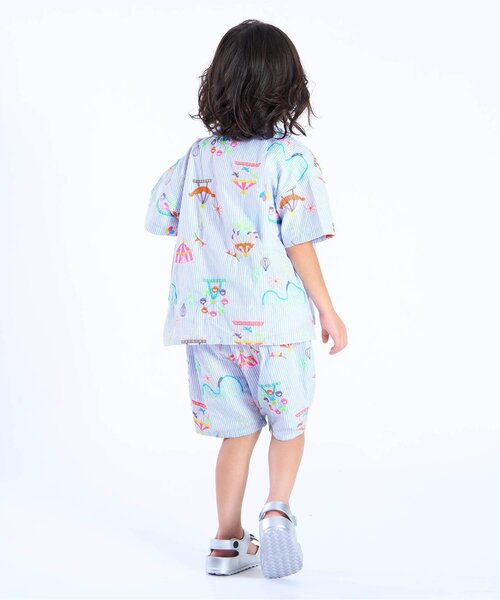 BIT'Z（ビッツ） ハーフパンツ パンツ 遊園地刺繍パンツ キッズ 子供服