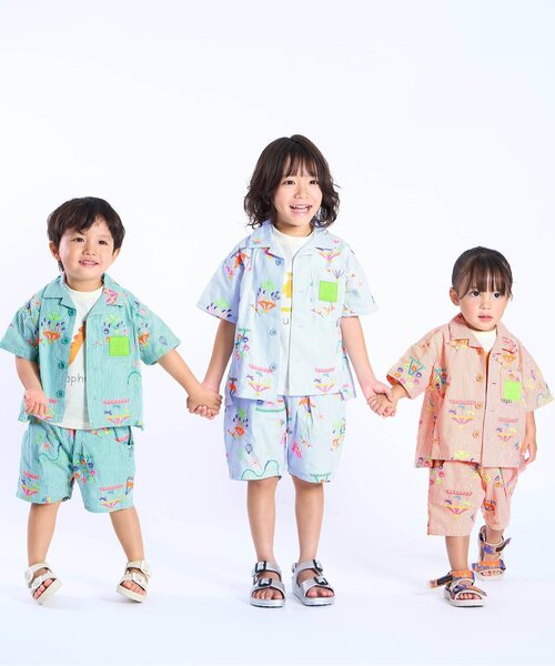 BIT'Z（ビッツ） パンツ 遊園地刺繍パンツ キッズ 子供服 男の子