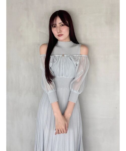 MERCURYDUO（マーキュリーデュオ） ワンピース 異素材ドッキング