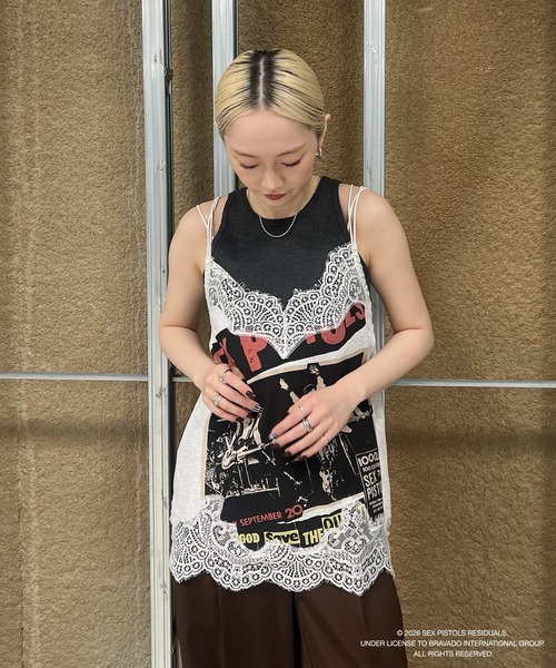 Ameri（アメリ） キャミソール Sex Pistols LINGERIE CAMISOLE