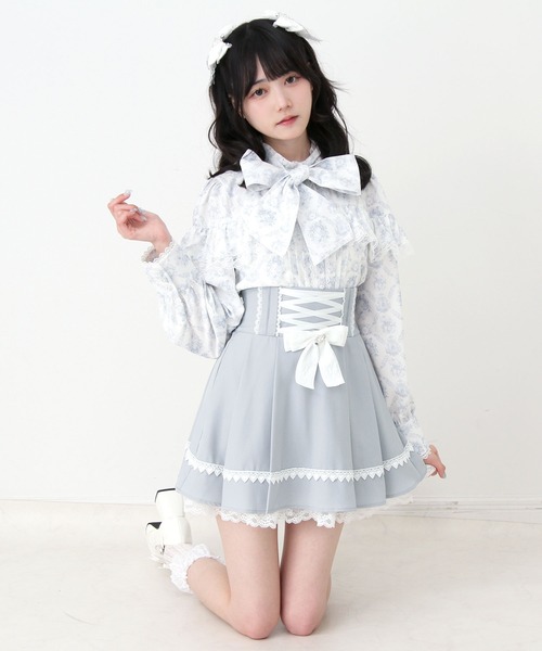 DearMyLove スカート レースアップリボンプリーツスカート : ZOZOTOWN DearMyLove スカート レースアップリボンプリーツスカート : ZOZOTOWN