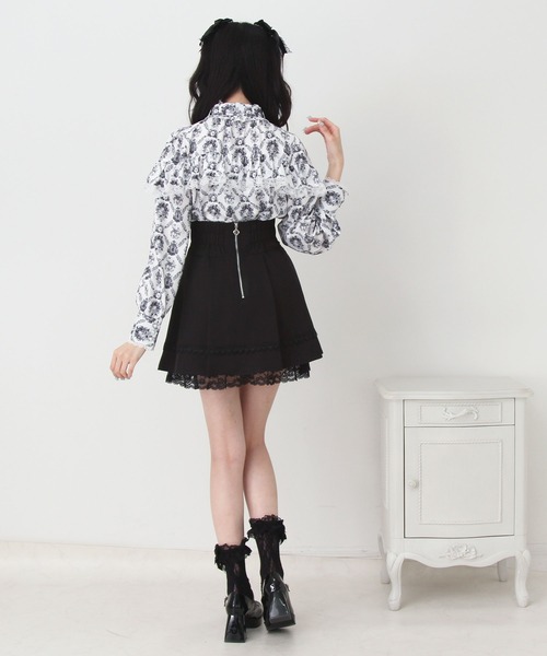 DearMyLove スカート レースアップリボンプリーツスカート : ZOZOTOWN