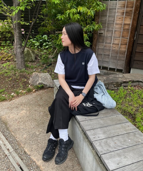 「BROKEN BASE」 スラックス LARGE グレー メンズ_画像5