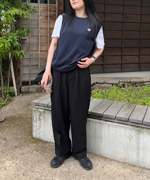 「BROKEN BASE」 スラックス LARGE グレー メンズ_画像6