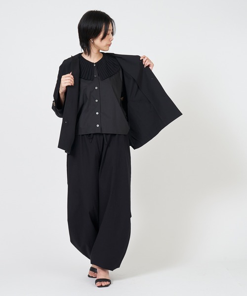Traditional Weatherwear」 ノーカラージャケット 34 ベージュ
