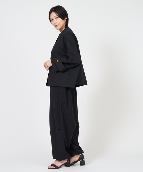 Traditional Weatherwear」 ノーカラージャケット 34 ベージュ