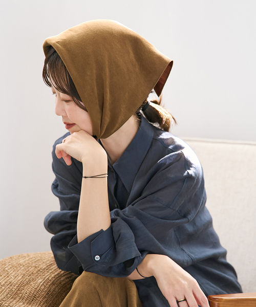 plage（プラージュ） スカーフ バンダナ suede mini ストール