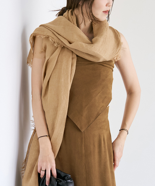 plage（プラージュ） スカーフ バンダナ suede mini ストール