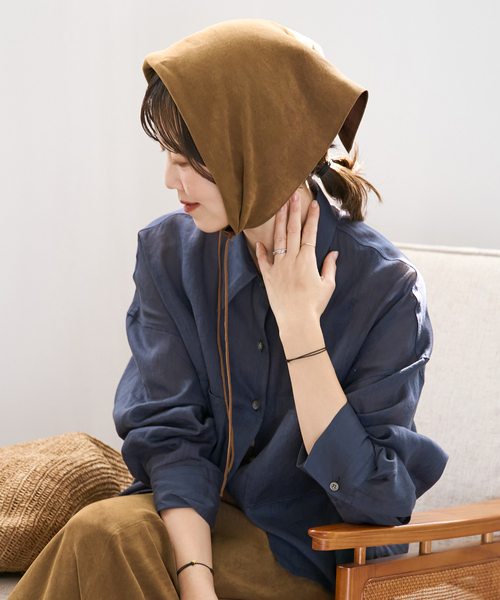 plage（プラージュ） スカーフ バンダナ suede mini ストール
