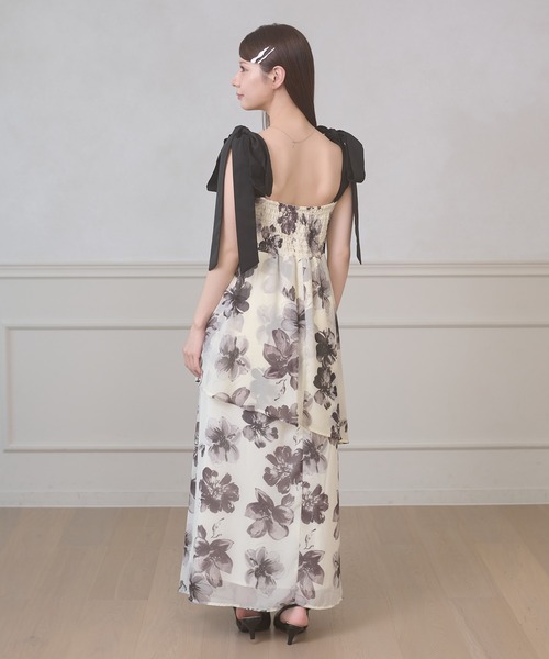 Ambre Neige（アンブルネージュ） ワンピース 夏 flower shoulder 