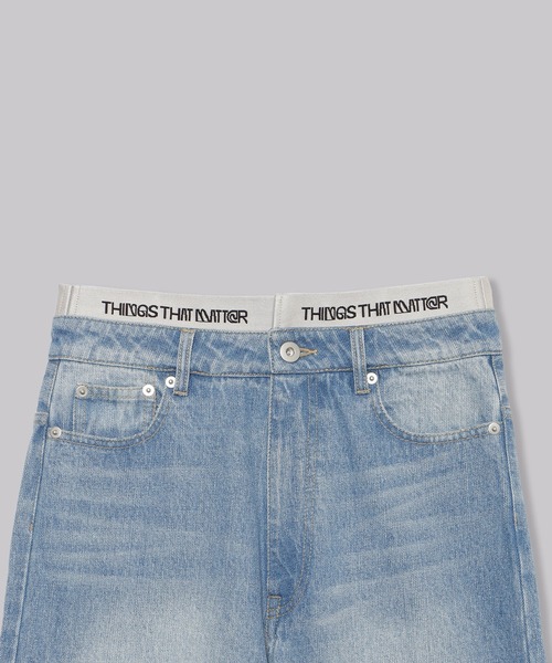 「THINGS THAT MATTER」 デニムパンツ 1 ブルー レディース_画像8