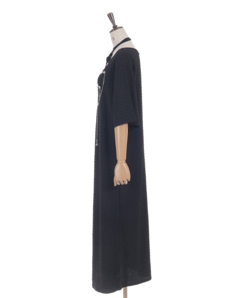 axes femme（アクシーズ ファム） ワンピース チャイナ金具ロング