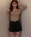 パンツ V cut elina short p...の詳細画像1