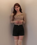 パンツ V cut elina short p...の詳細画像2