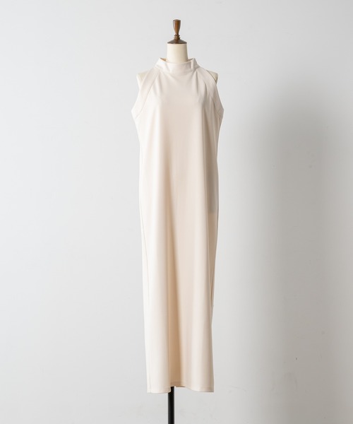 「INTER FACTORY」 ノースリーブワンピース MEDIUM ブラック レディース_画像5