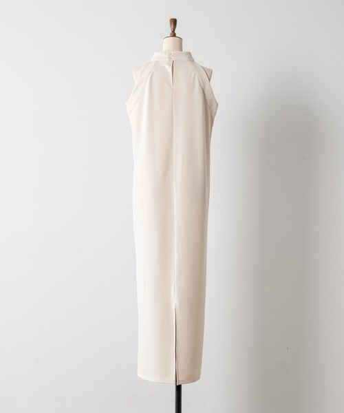 「INTER FACTORY」 ノースリーブワンピース MEDIUM ブラック レディース_画像6