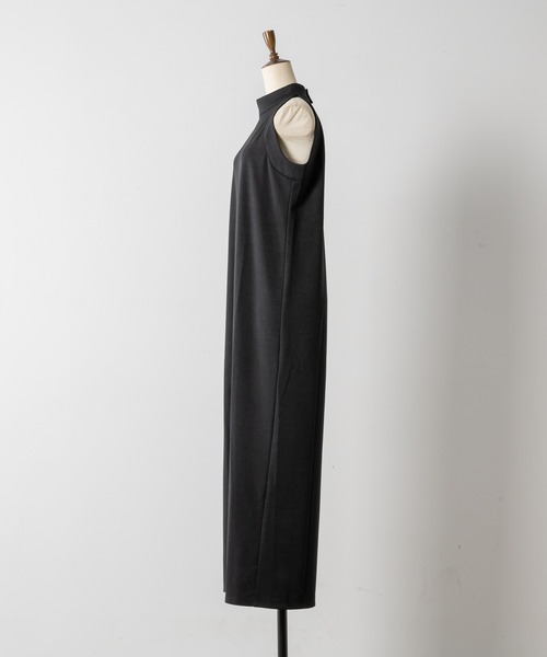 「INTER FACTORY」 ノースリーブワンピース MEDIUM ブラック レディース_画像9
