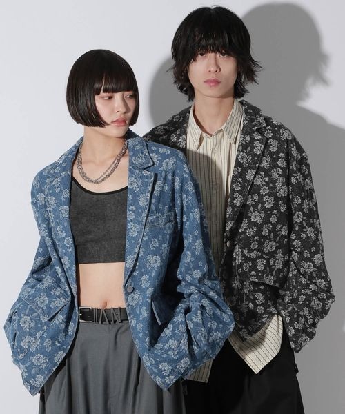 「Anui」 デニムジャケット MEDIUM ブルー レディース_画像4