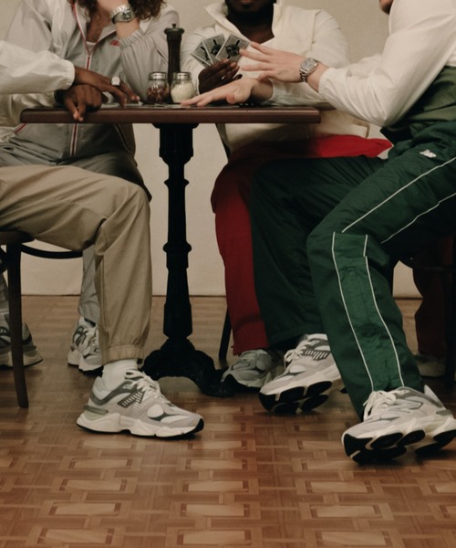 「New Balance」 ローカットスニーカー 24.0糎 薄墨色 メンズ