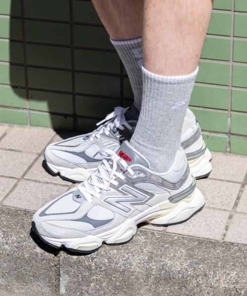 「New Balance」 ローカットスニーカー 24.0糎 薄墨色 メンズ