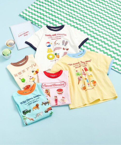 apres les cours（アプレレクール） tシャツ 「接触冷感」5柄アソート