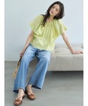 ワイドパンツ ジーンズ デニム デニムパンツ ...の詳細画像1