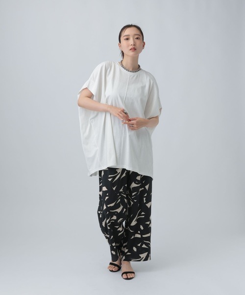 LEPSIM（レプシィム） tシャツ バックギャザーチュニック 742571