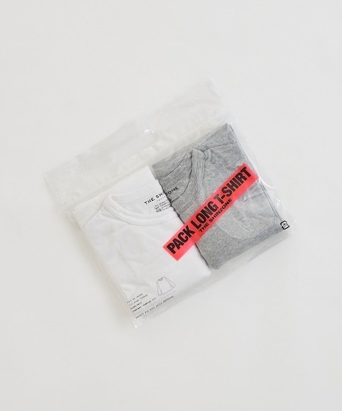 袋未開封新品未使用シンゾーンパックロングスリーブ2枚白＆グレー THE SHINZONE（ザ シンゾーン） tシャツ THE SHINZONE/シンゾーン