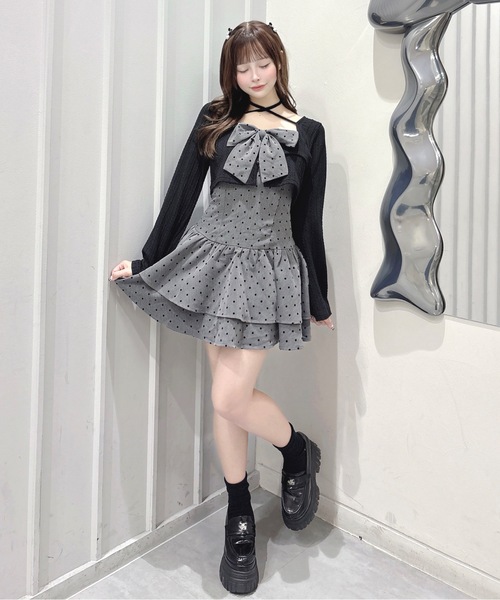 one way アンサンブルワンピース one way（ワンウェイ） ワンピース リボンアンサンブルワンピース