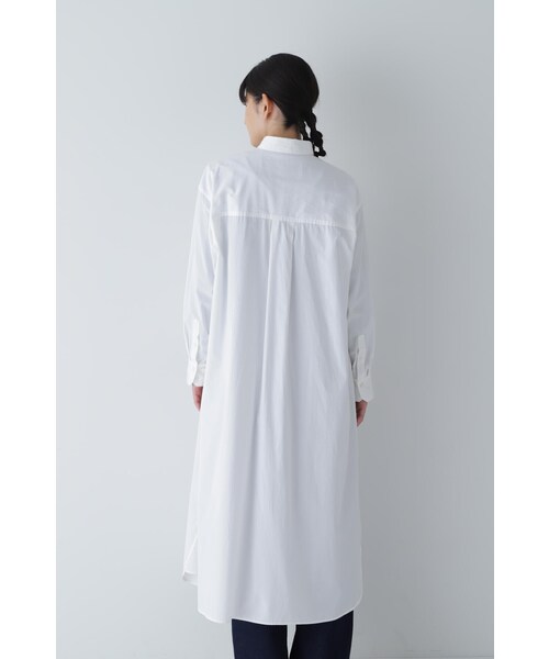 「human woman」 シャツワンピース MEDIUM ダークインディゴブルー レディース_画像5