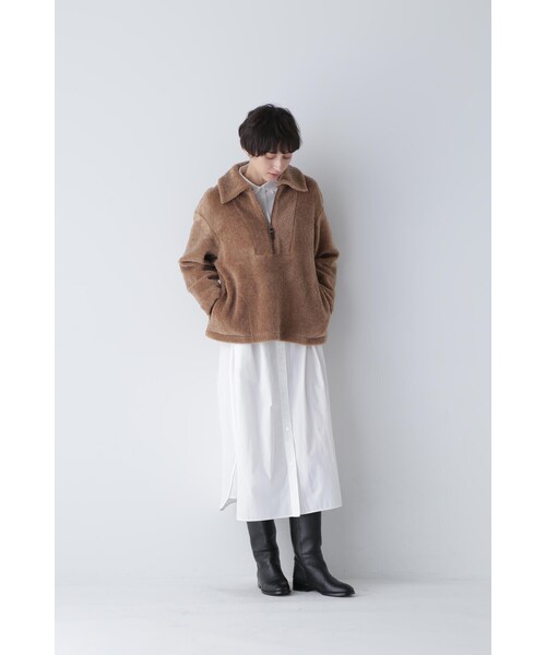 「human woman」 シャツワンピース MEDIUM ダークインディゴブルー レディース_画像7
