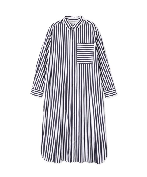 「human woman」 シャツワンピース MEDIUM ダークインディゴブルー レディース_画像9