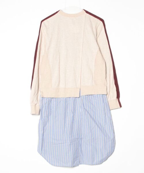 「SueUNDERCOVER」 長袖ワンピース 2 ボルドー レディース_画像2