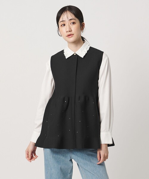 ユナイテッドアローズ　ジレ UNITED ARROWS（ユナイテッドアローズ） ベスト ジレ ビジュー ベスト