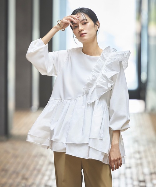 「RUIRUE BOUTIQUE」 長袖ブラウス S ブラック レディース_画像7