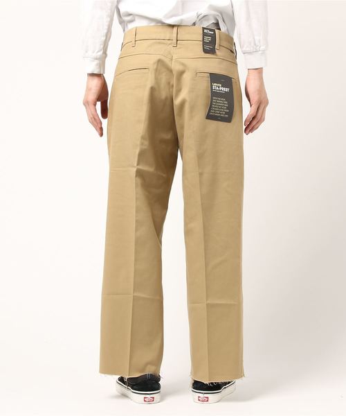 Levi's（リーバイス） ワイドパンツ チノパン STA-PREST WIDE LEG CROP